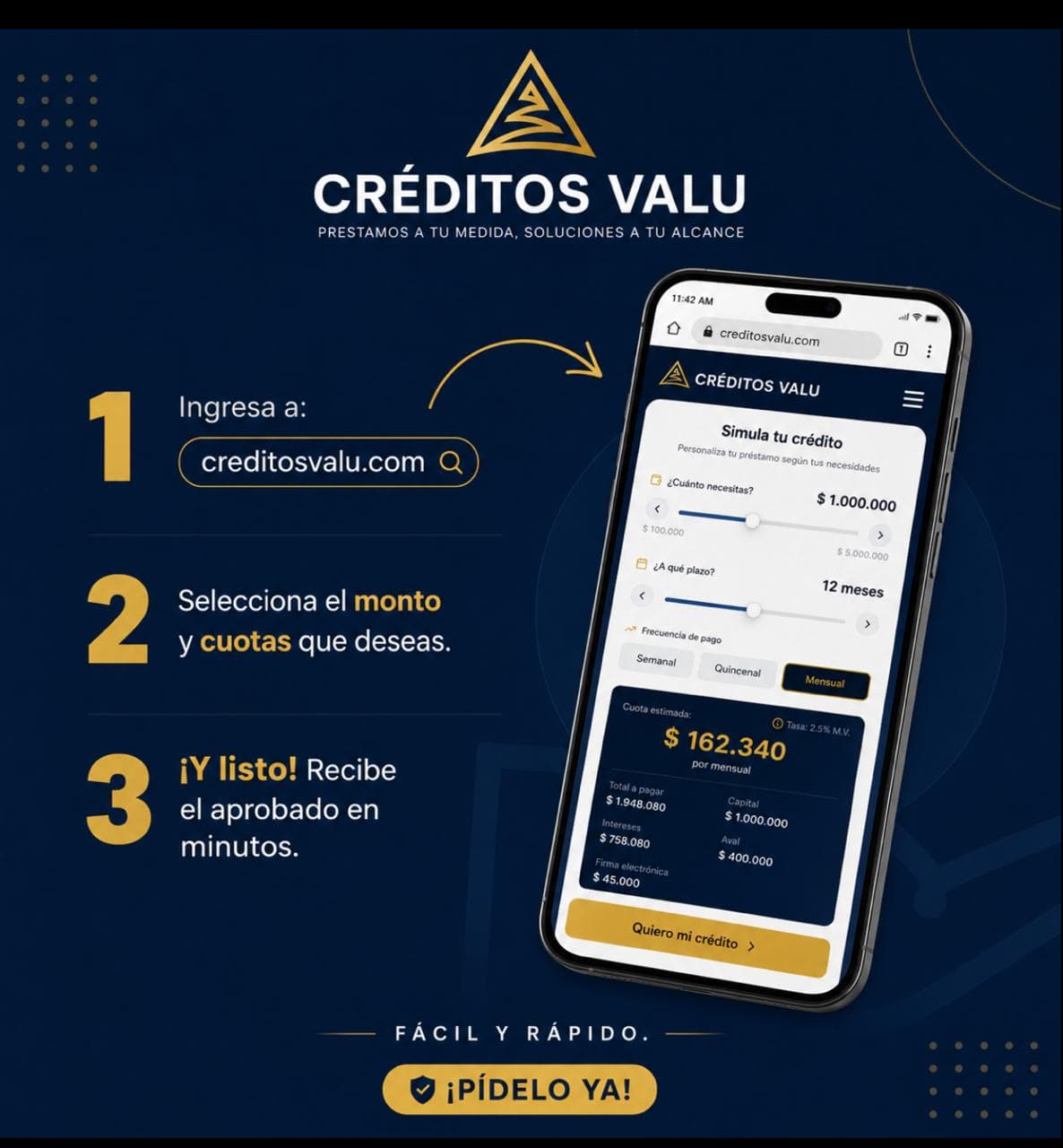 Créditos Valu experiencia 16