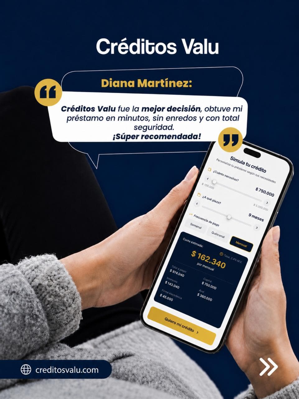 Créditos Valu experiencia 9